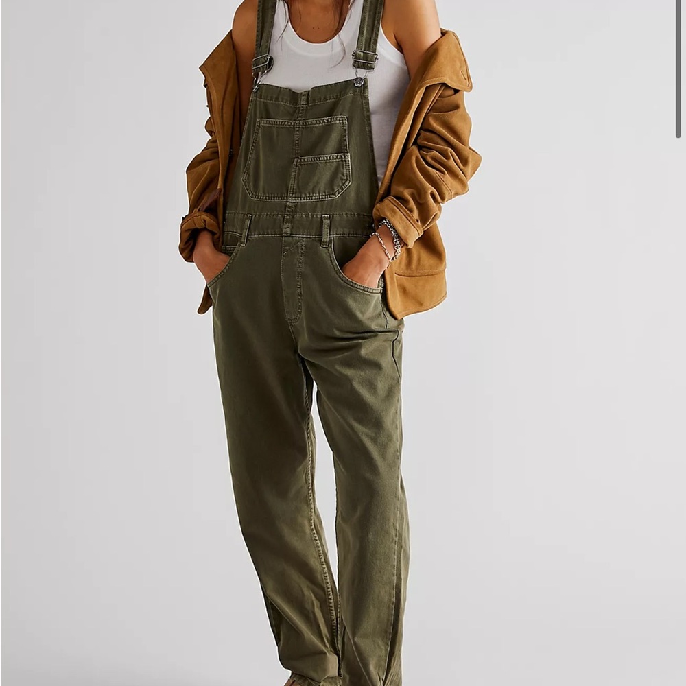 We The Free Ziggy Denim Overalls in Army
